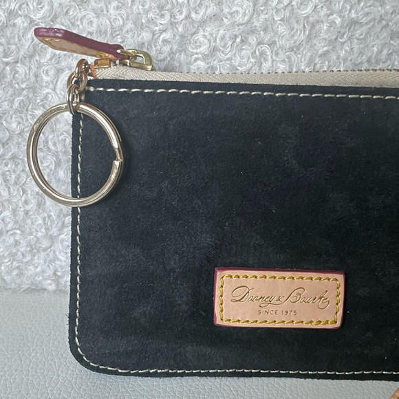 Dooney & Bourke Suede Key & Coin Pouch ▪️ VINTAGE ▪️ AMAZING CONDITION - Picture 2 of 12